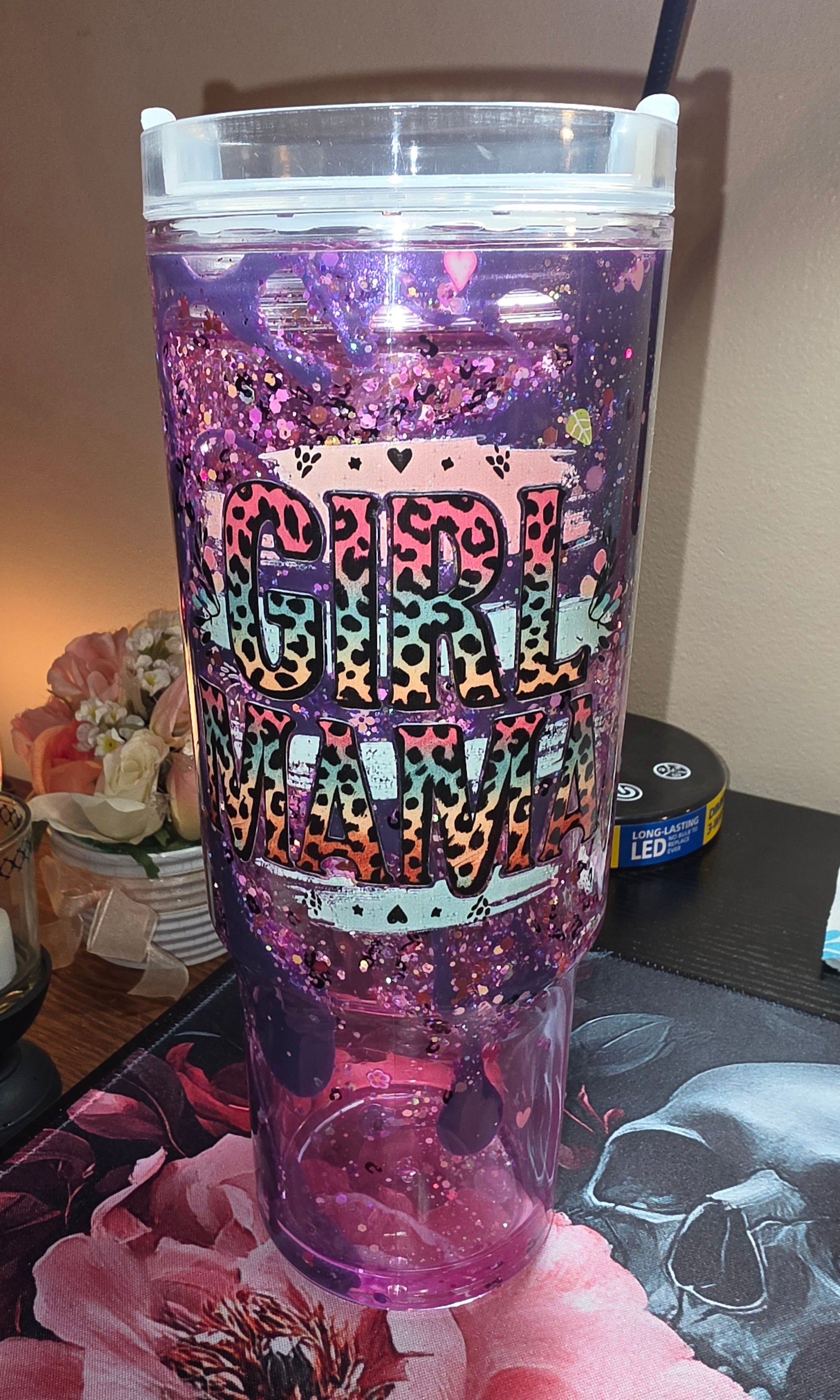 40oz Girl Mama Lava drip