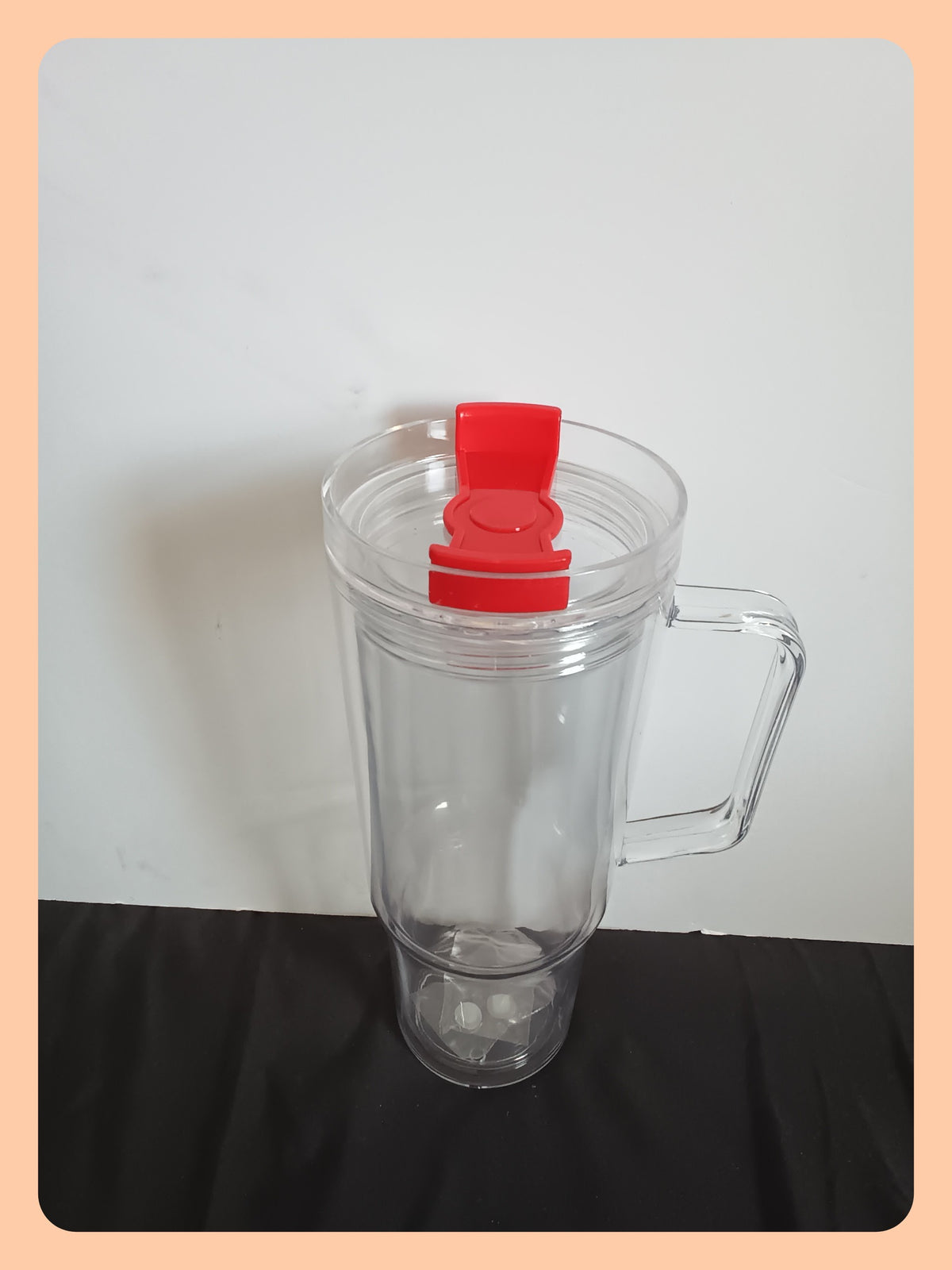 40oz Acrylic Snowglobe Tumbler Cup