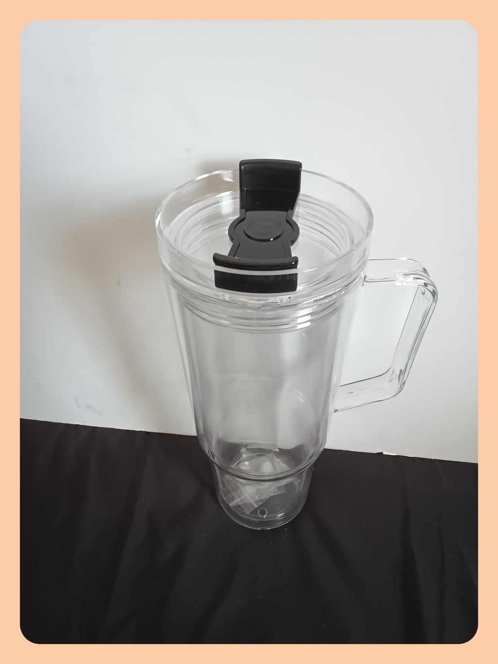 40oz Acrylic Snowglobe Tumbler Cup