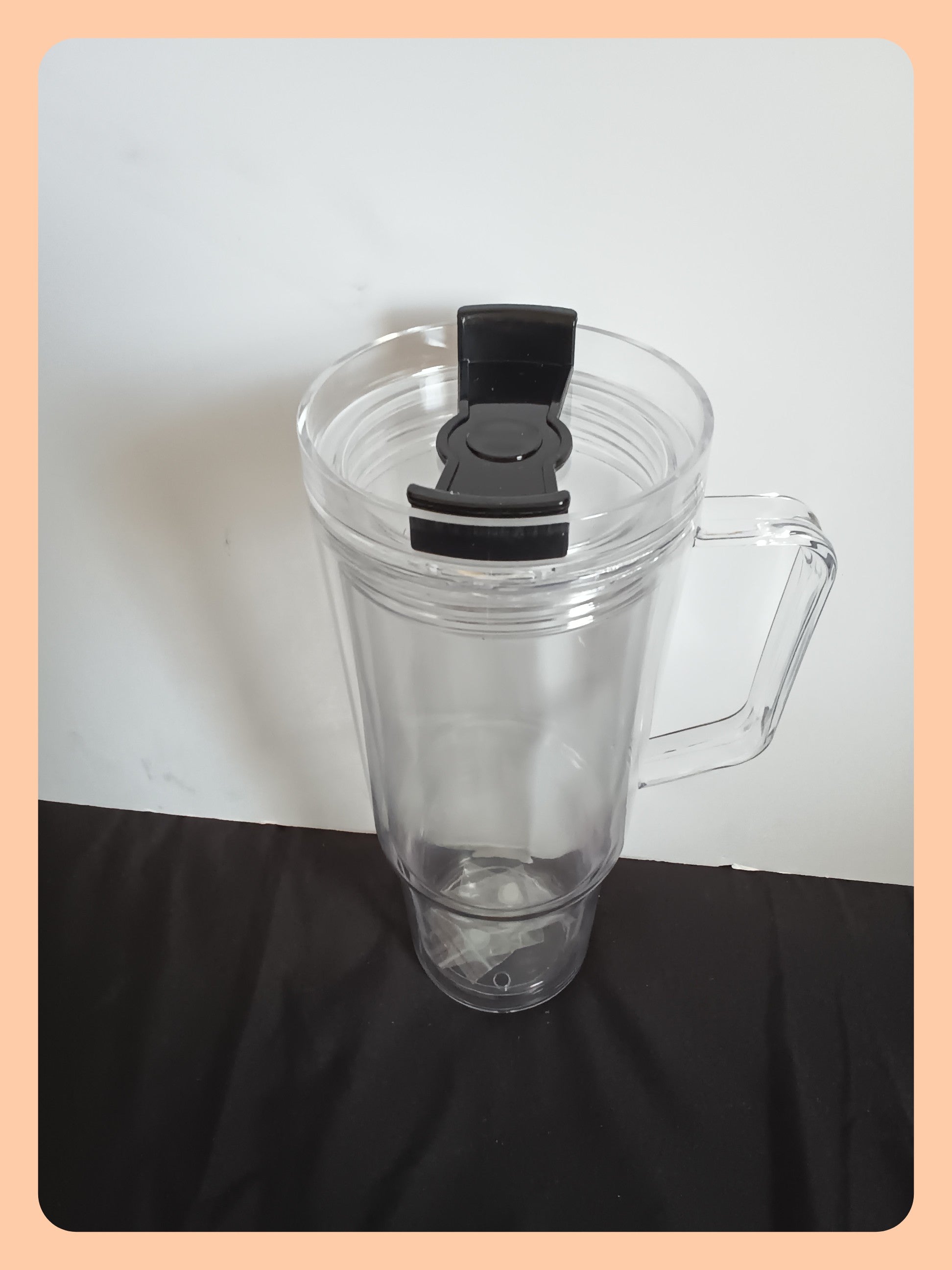 40oz Acrylic Snowglobe Tumbler Cup