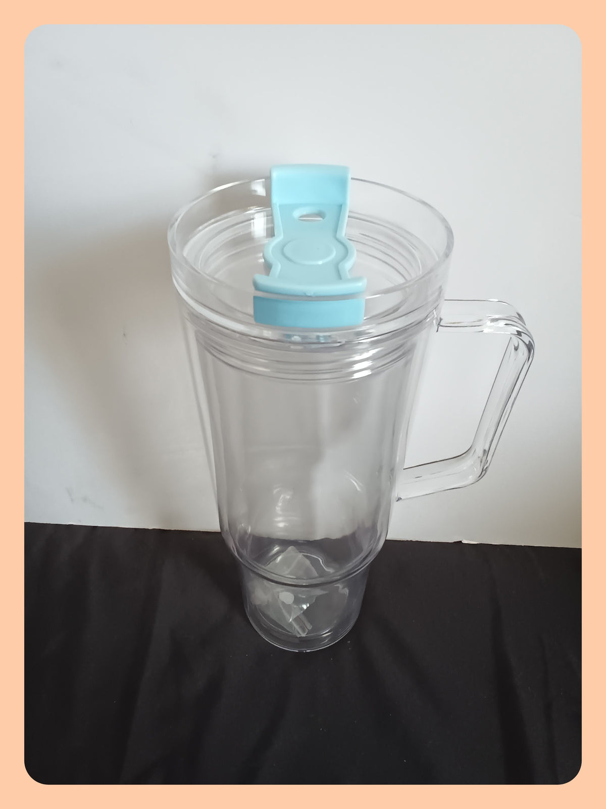 40oz Acrylic Snowglobe Tumbler Cup