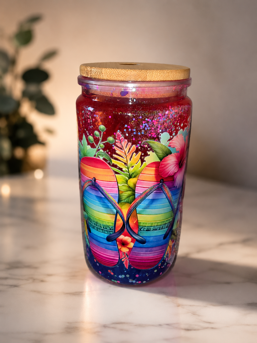 16oz Summer Lava Drip