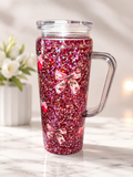 20oz Glitter SnowGlobe Tumbler